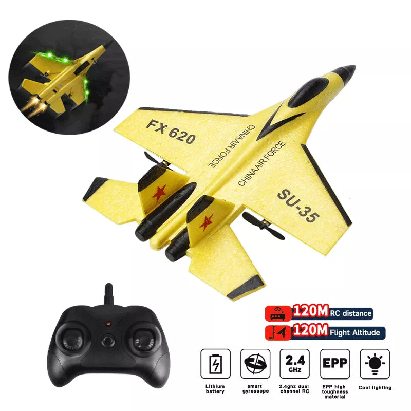 AeroFlyer | Remote Control SU-35 Fighter Plane with Durable EPP Foam ? Easy to Fly Toy for Kids 3