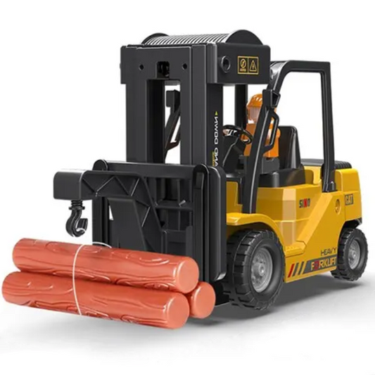 Construction Fun | Remote Control Forklift Toy with Lights & Sounds ? 12-Channel Control for Realistic Play 0