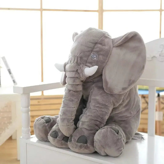 Cuddly Collection | Plush Elephant Pillow with Soft Fabric ? Perfect Comfort Companion for Kids 0