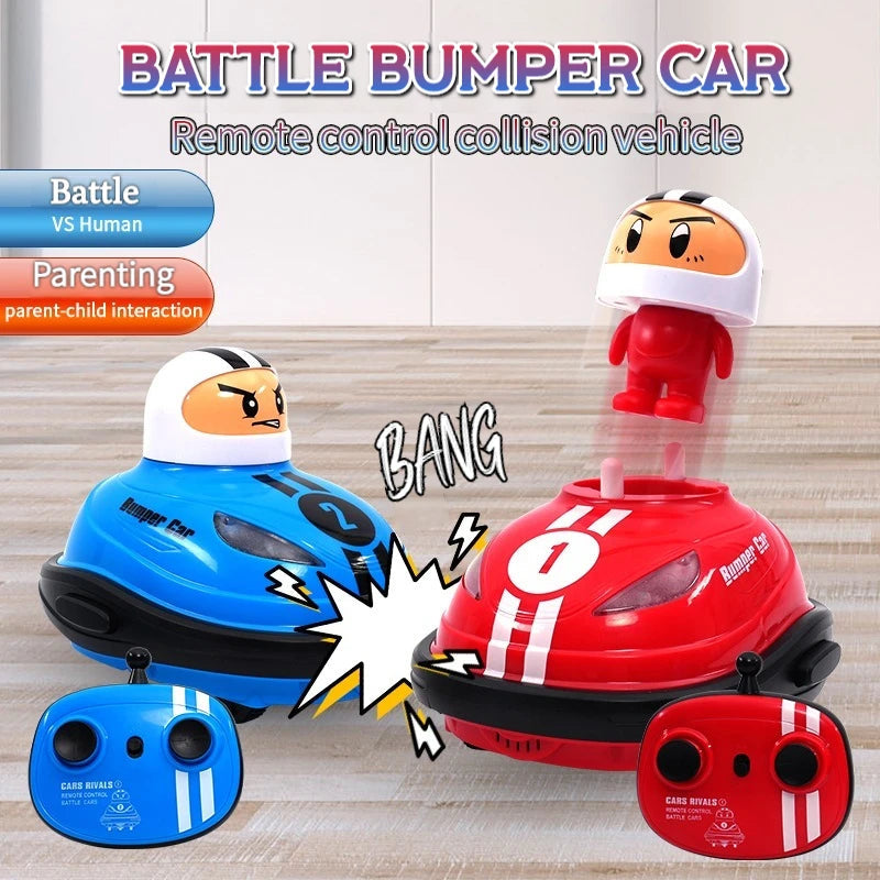 Dynamic Duo | Remote Control Bumper Cars with Pop-Up Dolls for Thrilling Playtime Fun 1