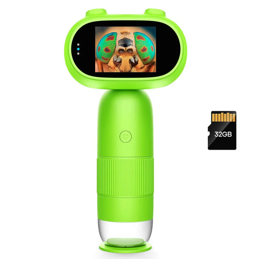 Explore Science | Handheld Digital Microscope with 1000x Magnification & 2 IPS Screen for Kids and Collectors 0