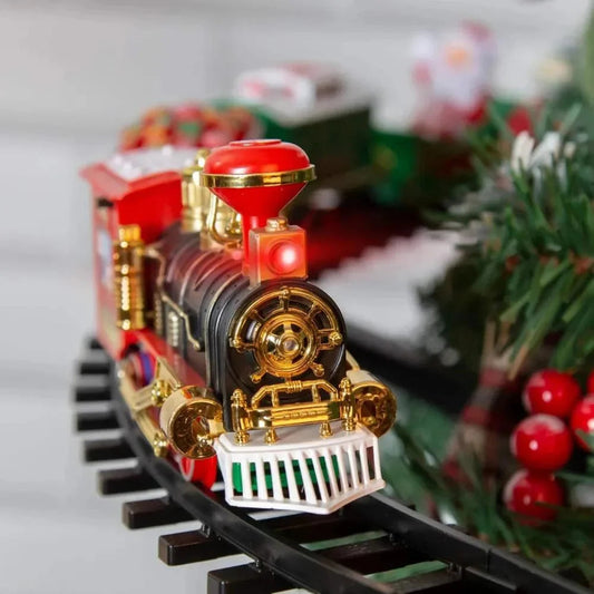 Festive Train Set | Christmas Train with Sound & Light Effects for Interactive Holiday Fun 0