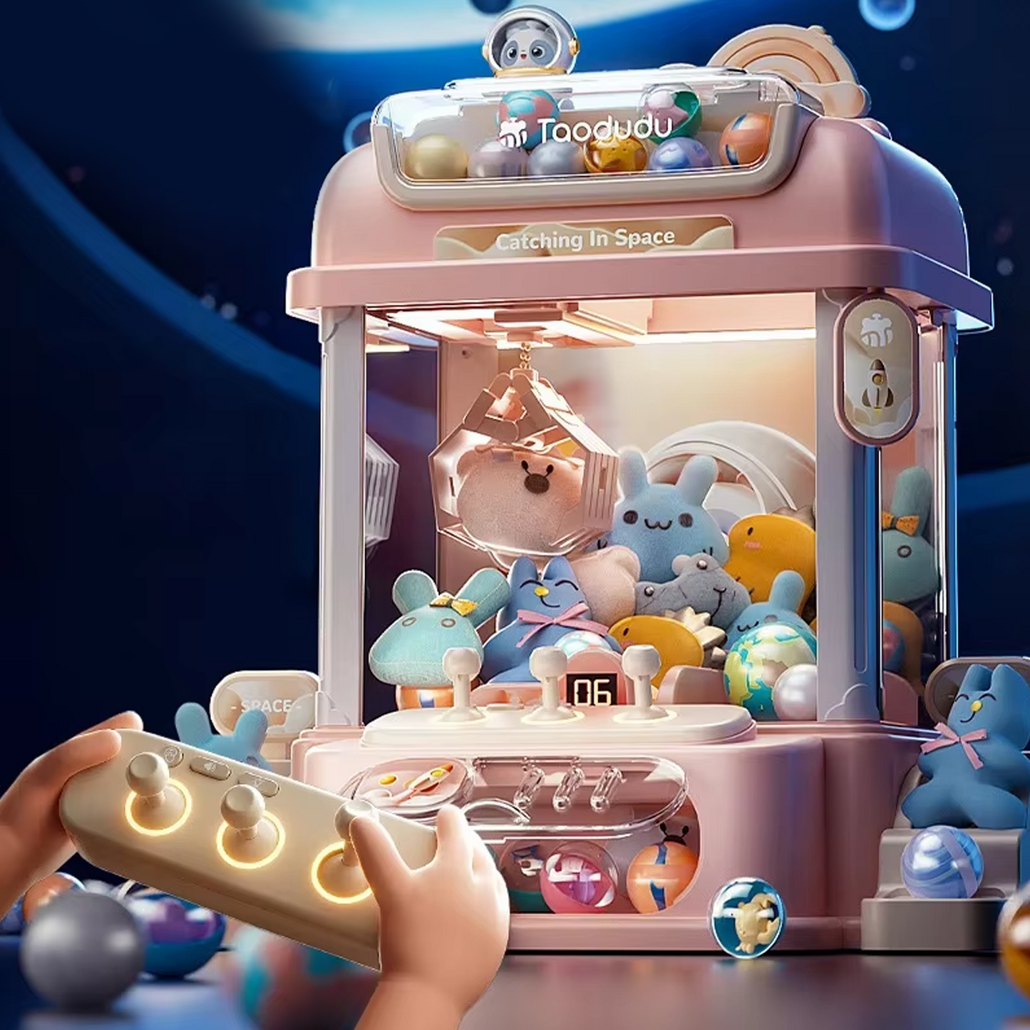 Interactive Arcade Machine Game with Plush Doll Prizes ? Fun for Kids and Family 2