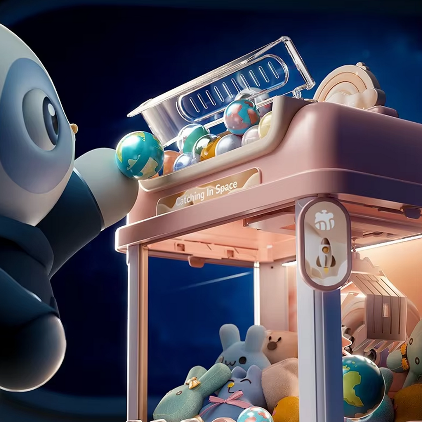 Interactive Arcade Machine Game with Plush Doll Prizes ? Fun for Kids and Family 7