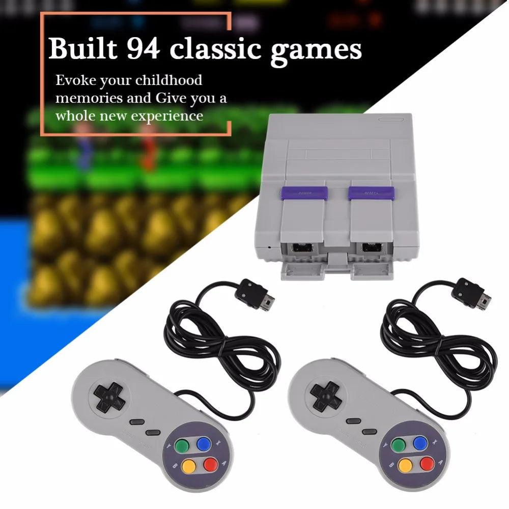 Retro Gaming Console | Mini 8 BIT Console with 94 Built-in Games & Dual Controllers for Nostalgic Fun 1