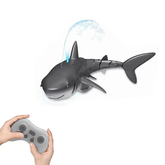 Splash Shark | Remote Control Water-Spraying Shark Toy with Realistic Swimming Action ? Thrilling Pool Fun for Kids 0