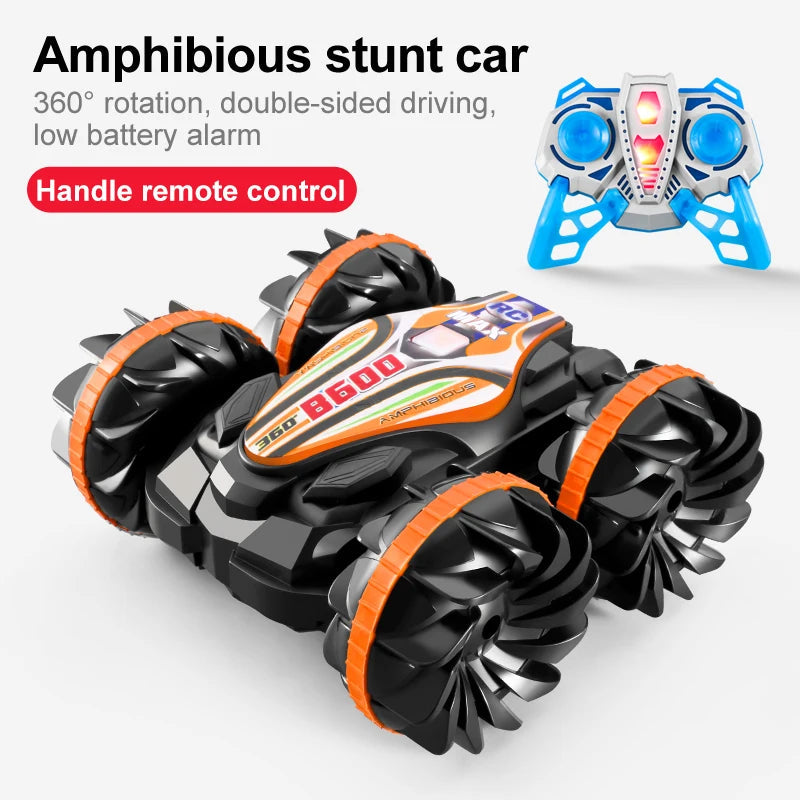 Ultimate All-Terrain RC Stunt Car with Amphibious Design & Drift Wheel Technology for Thrilling Outdoor Adventures 0