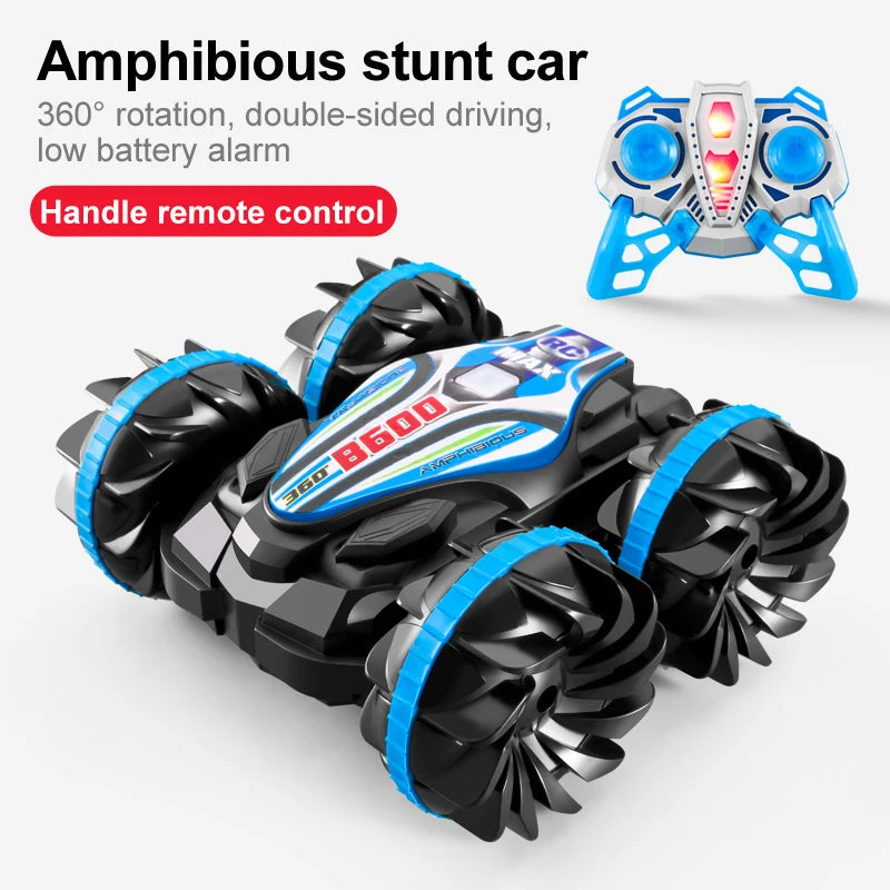 Ultimate All-Terrain RC Stunt Car with Amphibious Design & Drift Wheel Technology for Thrilling Outdoor Adventures 3