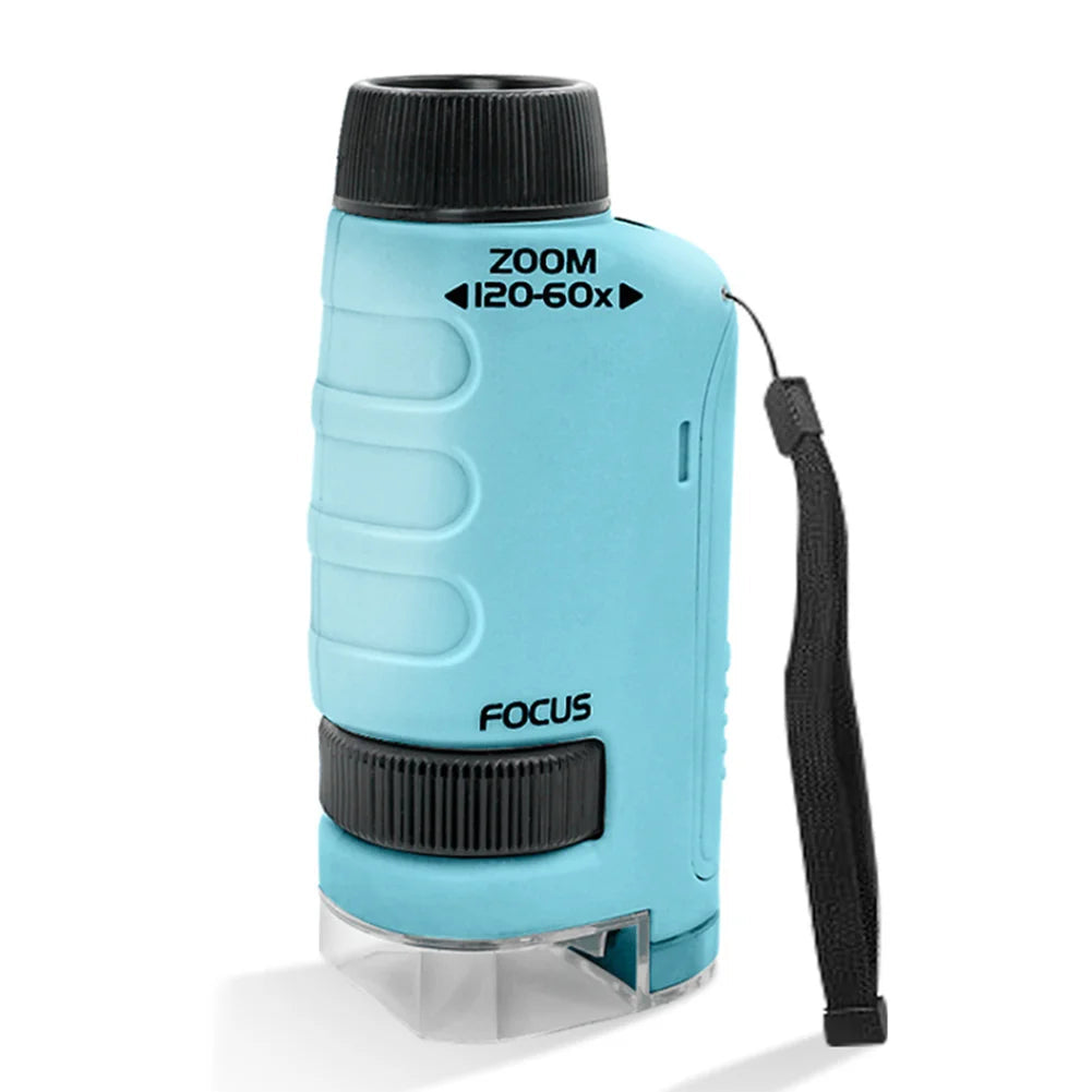 Young Explorers | Kids Microscope with 200MP Camera & 8 LED Lights for Detailed Observations 2