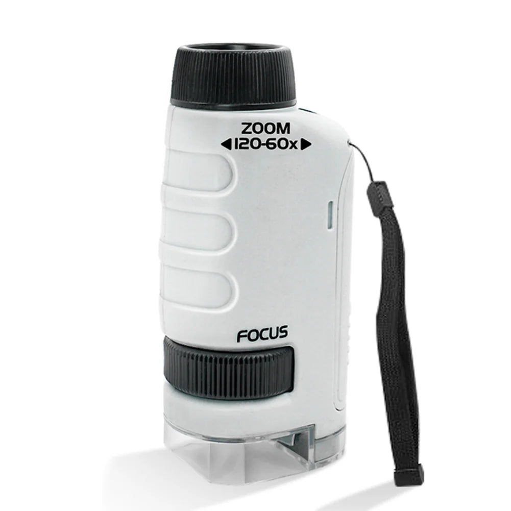 Young Explorers | Kids Microscope with 200MP Camera & 8 LED Lights for Detailed Observations 4